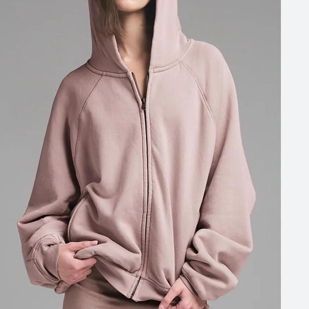 Skims Women's Pink Hoodie